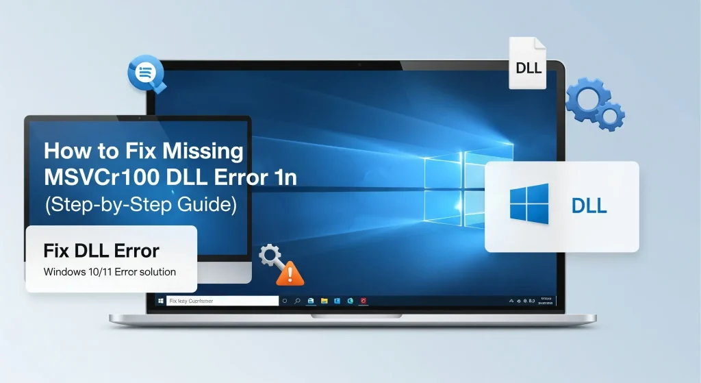 How to Fix Missing msvcr100 DLL Error in Windows 10 and 11 (Step-by-Step Guide)